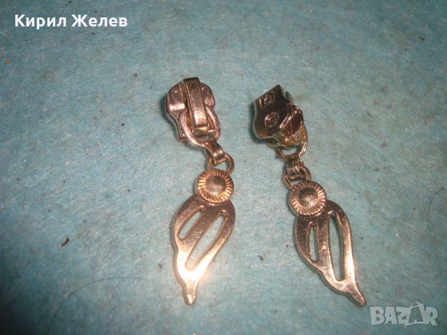 2 МОДНИ ПОЗЛАТЕНИ НАКРАЙНИКА за ЦИП с АРТ ВИСУЛКИ и МАРКИРОВКИ 26774, снимка 4 - Други - 35100880