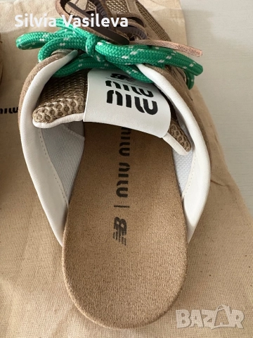 Дамски обувки New Balance x Miu Miu 530 SL Sneakers, снимка 6 - Маратонки - 52088018