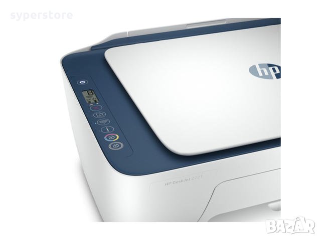 Принтер Мастиленоструен Мултифункционален 3 в 1 Цветен HP DeskJet 2721E Копир Принтер и Скенер, снимка 5 - Принтери, копири, скенери - 33561131