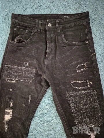  мъжки черни дънки Радис, снимка 3 - Дънки - 50706211