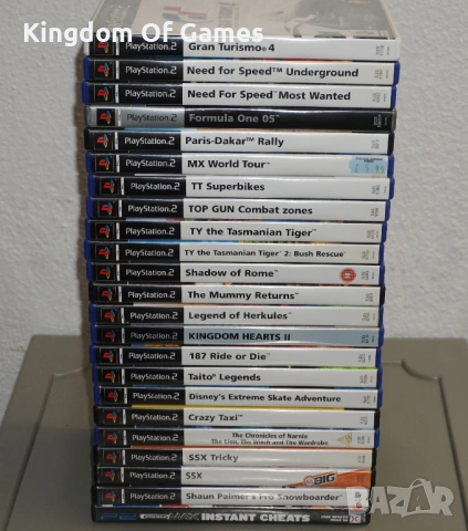 Игри за PS2 NFS Underground/Kingdom Hearts 2/Paris Dakar/Gran Turismo 4/TY 1 2/Shadow Of Rome/F1 05, снимка 18 - Игри за PlayStation - 53565949