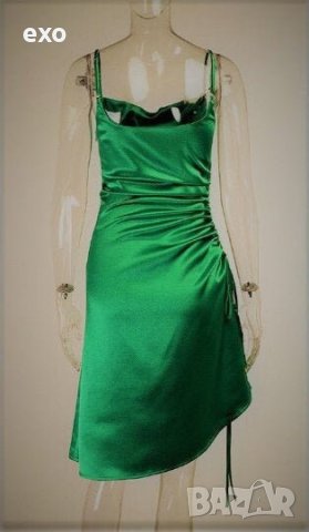 Рокля сатен, Елегантна рокля, снимка 4 - Рокли - 43244105