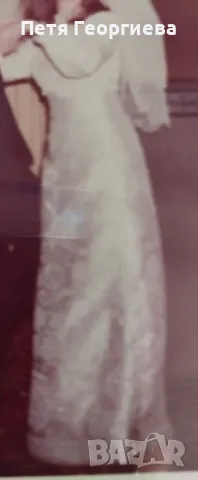 Дълга бяла рокля, снимка 2 - Рокли - 48816812