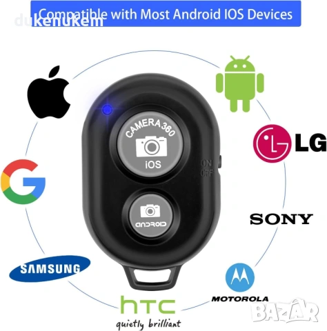 2 бр. Безжично Bluetooth дистанционно за камера VJK – Selfie Clicker, снимка 5 - Селфи стикове, аксесоари - 53121991