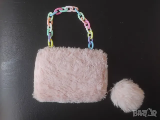 Пухена детска чантичка / чанта за момиченце, снимка 2 - Други - 48147601