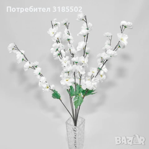 Изкуствени декоративни клонки с цветчета, снимка 4 - Изкуствени цветя - 51227173