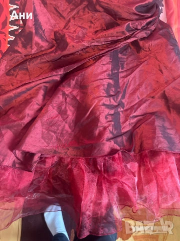 Червена рокля за свадба, снимка 3 - Рокли - 53121855