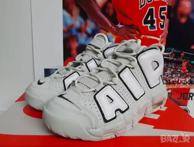 Nike AIR MORE UPTEMPO (GS) Photon Dust UK 5  номер 38  оригинални маратонки , снимка 4 - Маратонки - 48965825