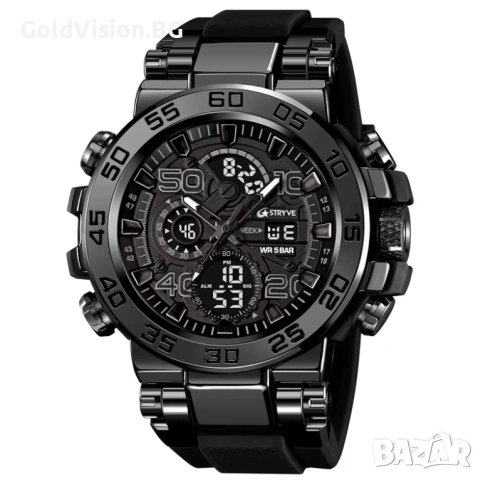 Мъжки часовник – Stryve BLACK + ПОДАРЪК