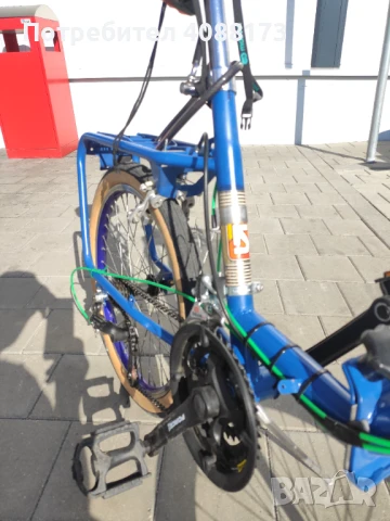 Сгъваем нов велосипед "Балкан" 20" с 15 скорости (5x3), снимка 12 - Велосипеди - 50956138