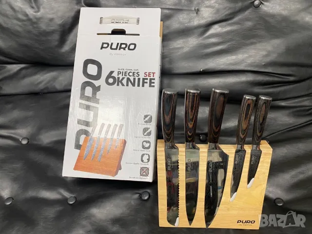 Нови ножове Welmax с магнитна дъскс, снимка 3 - Прибори за хранене, готвене и сервиране - 48996224