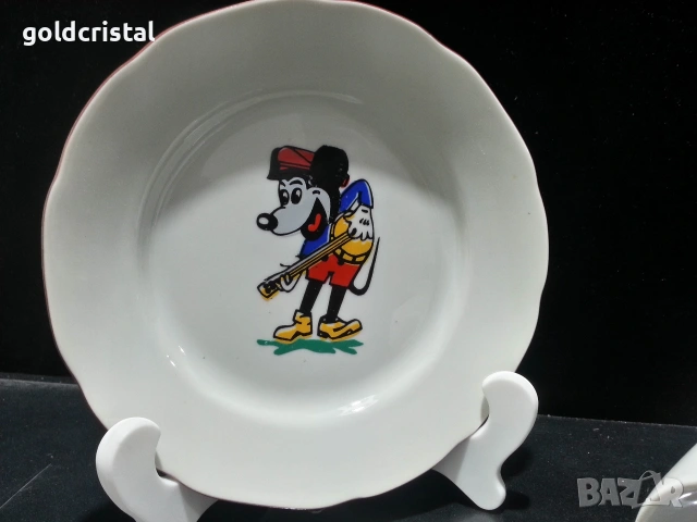 Стар български порцелан детски комплект , снимка 5 - Антикварни и старинни предмети - 53329082