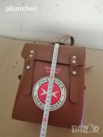 Ретро, кожена медицинска, спасителска чанта , снимка 3 - Антикварни и старинни предмети - 40433223