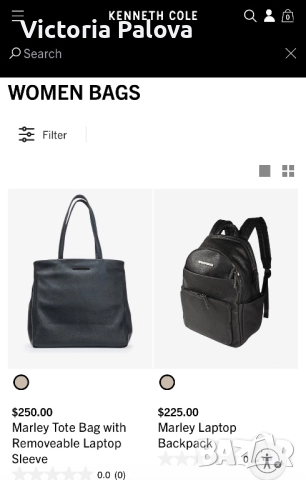 Бяла кожена чанта CENNETH COLE USA, снимка 17 - Чанти - 51480903