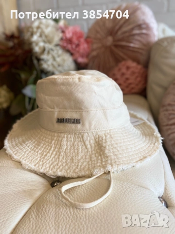шапка Жакмюс*оригинал*JACQUEMUS Le Bob Artichaut bucket hat, снимка 6 - Шапки - 53285687