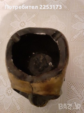 Ръчно изработени пепелник-череп, снимка 2 - Декорация за дома - 43061003