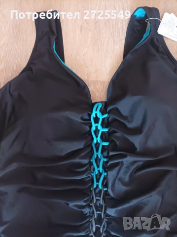 Ulla Popken -голям размер цели бански, снимка 2 - Бански костюми - 50680368