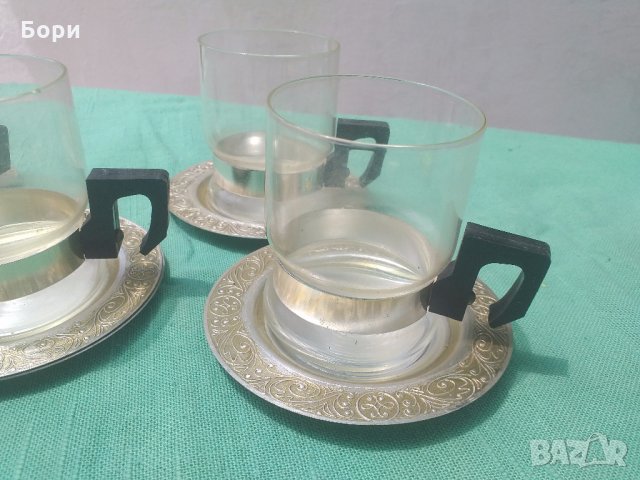 Стари руски чаши за чай, снимка 3 - Чаши - 33292385