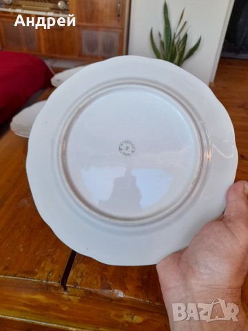 Стара порцеланова чиния,чинии #13, снимка 6 - Антикварни и старинни предмети - 34634220