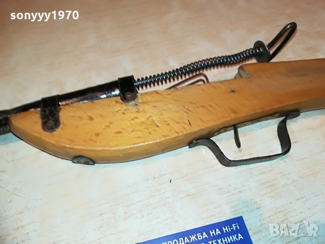 РЕТРО ПУШКА-МЕТАЛ И ДЪРВО-45СМ, снимка 9 - Колекции - 28228578