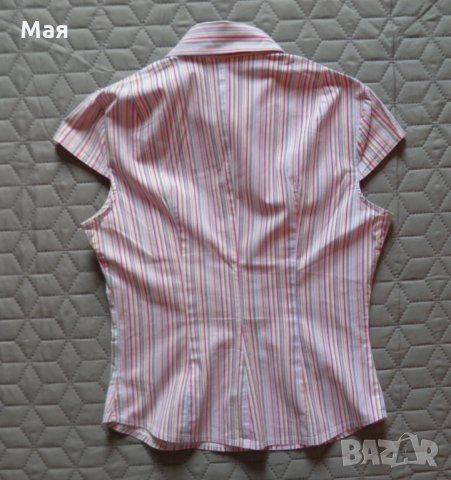 Дамски сет риза с къс ръкав H&M и розови  къси панталонки , снимка 9 - Ризи - 26204463