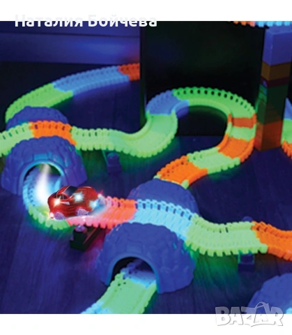 M a g i c T r a c k s Детска светеща писта 220 части, снимка 6 - Коли, камиони, мотори, писти - 53385983