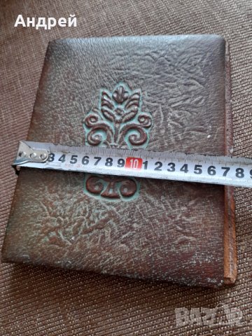 Стара кожена папка #12, снимка 6 - Антикварни и старинни предмети - 40565870