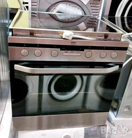 Печка за вграждане с керамичен плот AEG, снимка 2 - Печки, фурни - 52420561