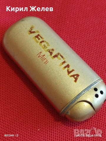 Метална запалка VEGA FINA mini работи иска зареждане за КОЛЕКЦИЯ ДЕКОРАЦИЯ 37402, снимка 5 - Запалки - 53602877