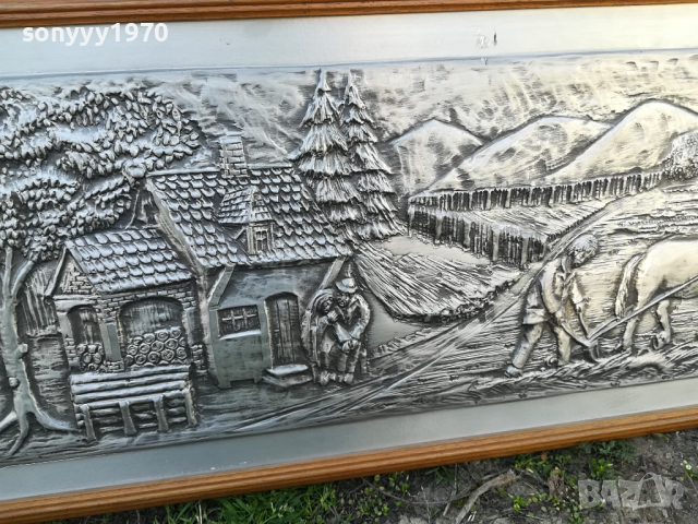 ГОЛЯМА КАРТИНА ОТ ГЕРМАНИЯ-МЕТАЛ ДЪРВО 2303241708, снимка 13 - Антикварни и старинни предмети - 44911475