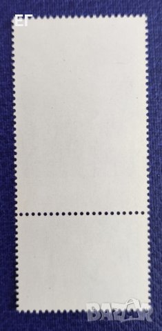 Румъния, 1973 г. - самостоятелна марка с винетка, с печат, 1*32, снимка 2 - Филателия - 37535004