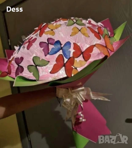 🦋✨ Букет „Полет от пеперуди“ – нежност, уловена в миг! ✨🦋, снимка 2 - Романтични подаръци - 51374694