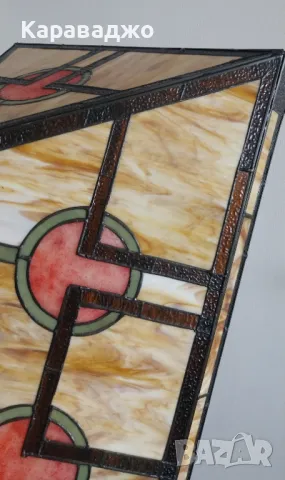 Голям Плафон Тифани, снимка 5 - Лампи за таван - 49471873