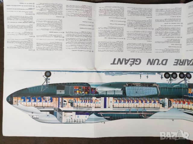 Продавам брошура Boeing 747 Air France brochure  , снимка 3 - Други ценни предмети - 32819501