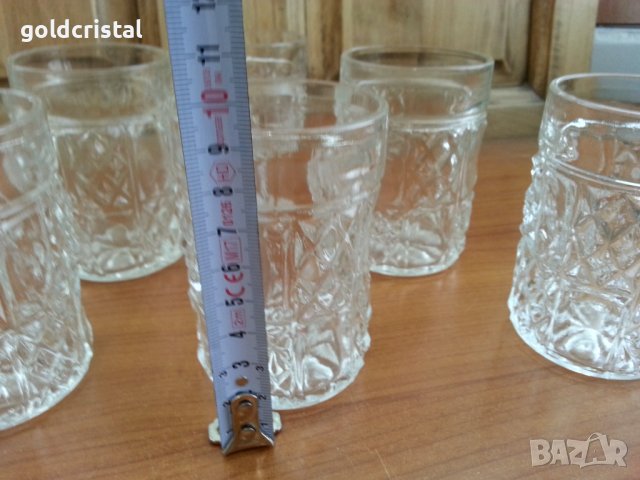 Стъклени кристални чаши, снимка 5 - Чаши - 36992157