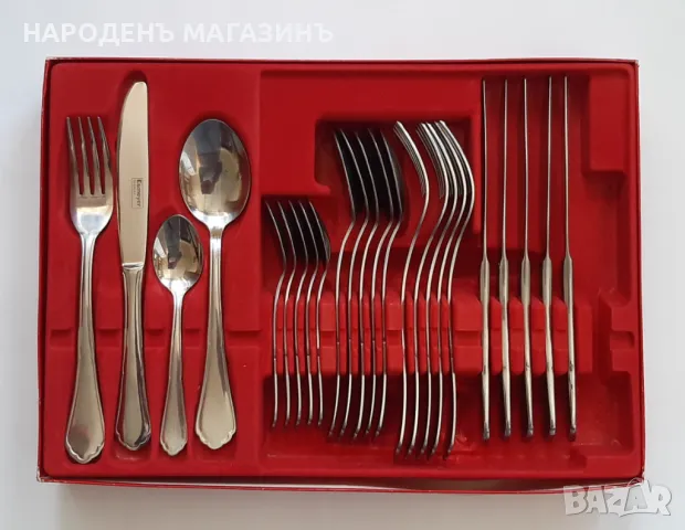 ESMEYER - GERMANY - Нови прибори за хранене сервиз за 6 човека нож ножове вилици лъжици маса 