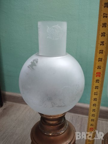 Две стари газови лампи комплект, снимка 6 - Антикварни и старинни предмети - 43929423