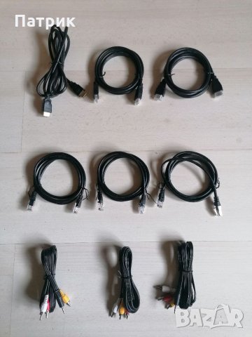 HDMI кабел AUX с чинчове и интернет кабел, снимка 3 - Части и Платки - 34787753