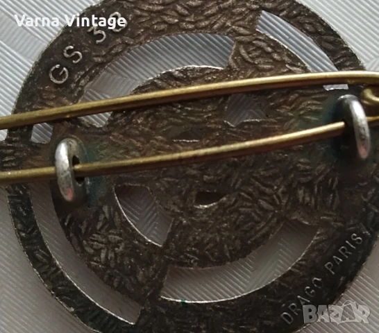 Значка за квалификация на снайперист № GS 38. „Сертификат за елитен стрелец“ DRAGO Франция., снимка 3 - Колекции - 50797918