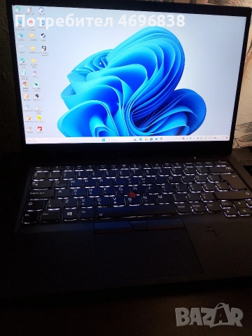 продавам бизнес Лаптоп Lenovo X1 Carbon 6th i5-8350U 8GB 512GB