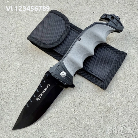 Полуавтоматичен сгъваем тактически нож BROWNING 96x220