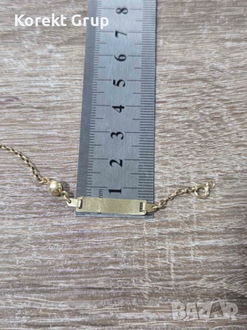 златна гривна  детска 1.5гр., снимка 6 - Гривни - 52842761