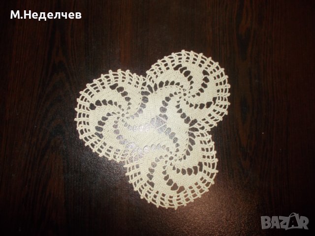 Салфетки на една кука екрю, снимка 5 - Декорация за дома - 39337663