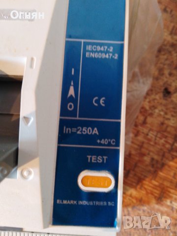 Прекъсвач ЕЛМАРК, 250 А, нов, на половин цена, снимка 3 - Друга електроника - 40789020