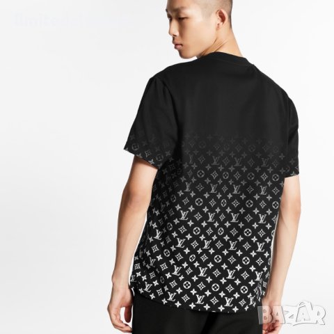 LOUIS VUITTON LV Monogram Gradient Logo Print Мъжка Тениска size S