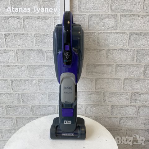 Вертикална безкабелна прахосмукачка Black+Decker SmartTech PetHair 18V, снимка 6 - Прахосмукачки - 43136037