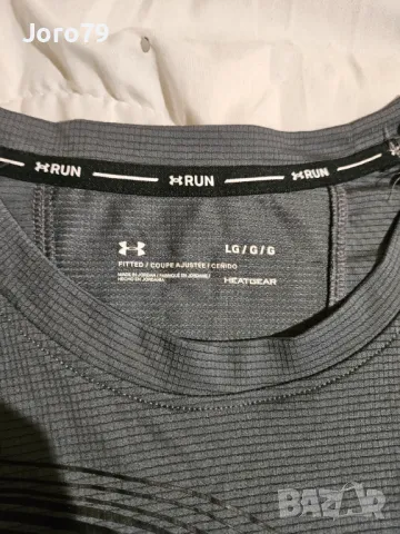 Нов Under Armour Run Trail Running Мъжка Тениска Спорт Ежедневна Раз.L, снимка 4 - Тениски - 50430823