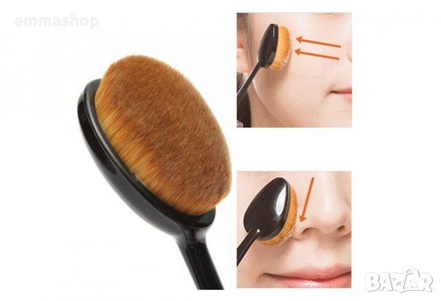 Овална четка за грим  PRO OVAL BRUSH, снимка 8 - Декоративна козметика - 28689649