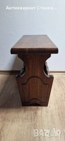 Масивна дъбова поставка за вестници, снимка 8 - Декорация за дома - 52619296