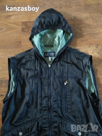 armani jeans - тънък мъжки елек 2ХЛ, снимка 3 - Други - 44882349